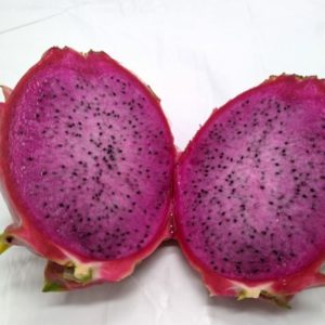 Pitaja Dark Star – velik plod z rdeče-vijolično lupino in temno rdečim mesom